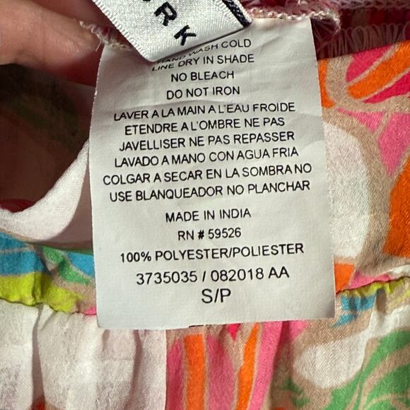 Trina Turk Women's Poppy Tie-Waist Beach Pants Cover-Up Multi, small - Picture 11 of 11